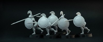 Brother Vinni Miniatures Female Hoplites Phalanx 1/4 (5 Stück)