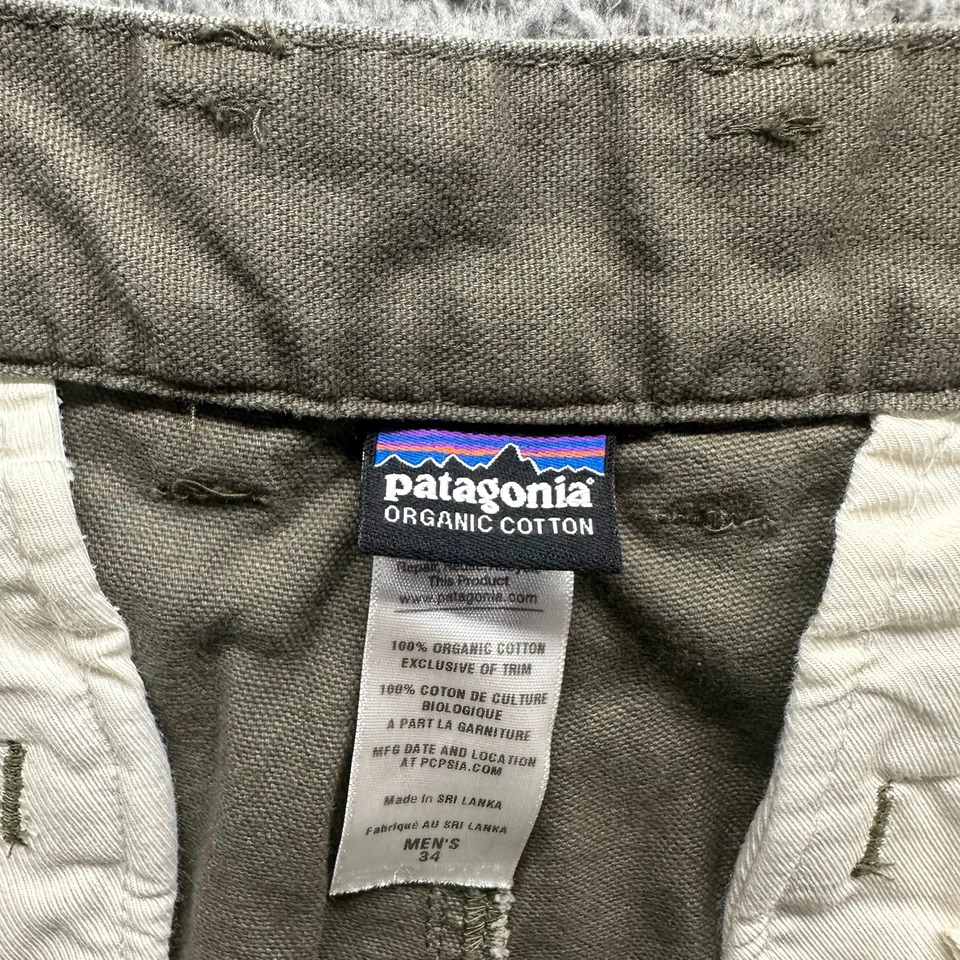 Patagonia Pant Mens 34x30 Brown Chino Straight Slash Pockets Outdoor Preppy - Image 3 of 4