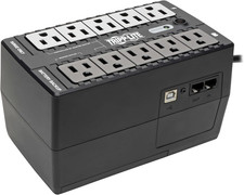 550VA UPS Battery Backup, 8 Outlets, Surge Protection, 3-Year Warranty