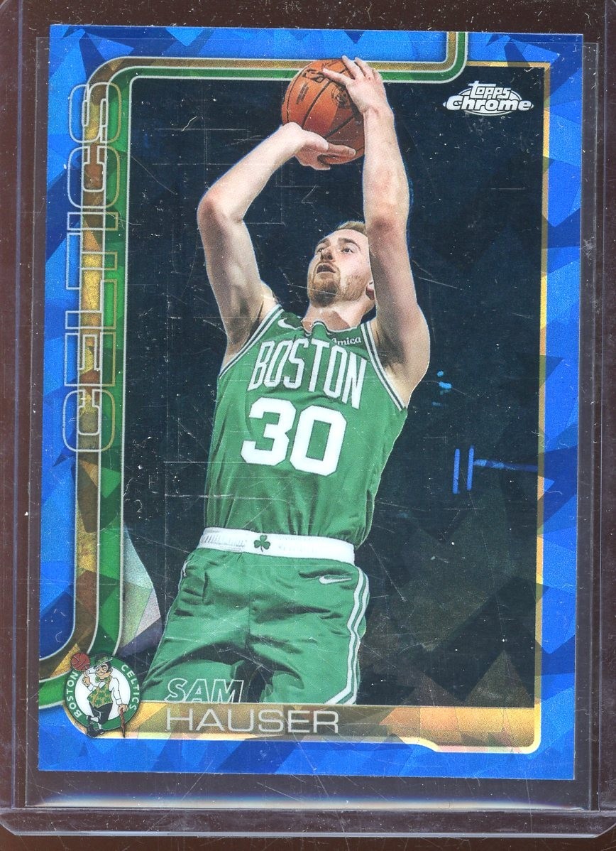 Sam Hauser 2025/26 Topps Chrome Sapphire #14