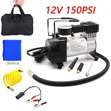Heavy Duty Portable Air Compressor Car Tire Inflator Electric Auto 12V DC 150PSI