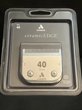 Andis Ceramic Edge Detachable Pet Clipper Blade Size 40 Rust Resistant .25mm NEW