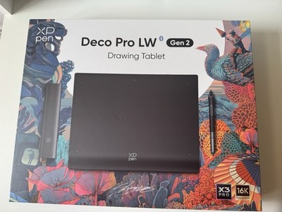 XP-Pen Deco Pro LW Gen 2 Wireless Graphics Tablet All Accessories Included