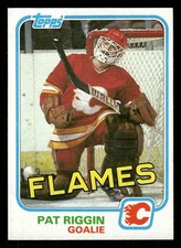 1981-82 Topps Hockey Card #30 Pat Riggin
