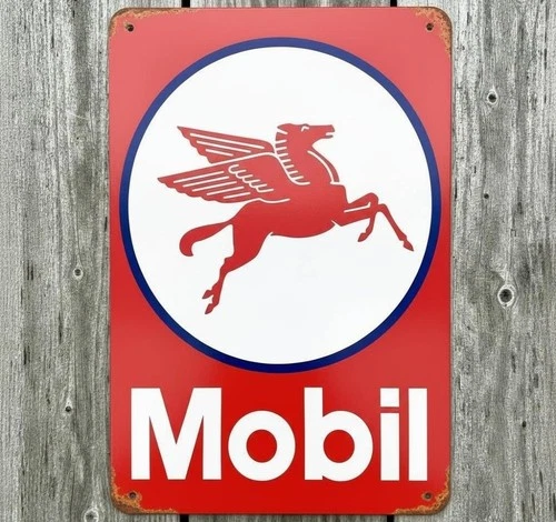 Mobil Oil 8 x 12 Vintage Novelty Metal Sign Made In USA New!
