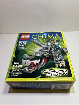 Rare LEGO LEGENDS OF CHIMA 70126 CROCODILE LEGEND BEAST. NEW, SEALED BOX