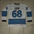 JAROMIR JAGR PITTSBURGH PENGUINS CCM VINTAGE HOCKEY THROWBACK. NWT, SIZE LG/50.
