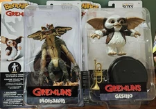 Bendyfigs Gremlins Lot of 2: Mohawk & Gizmo Bendable & Poseable Figures