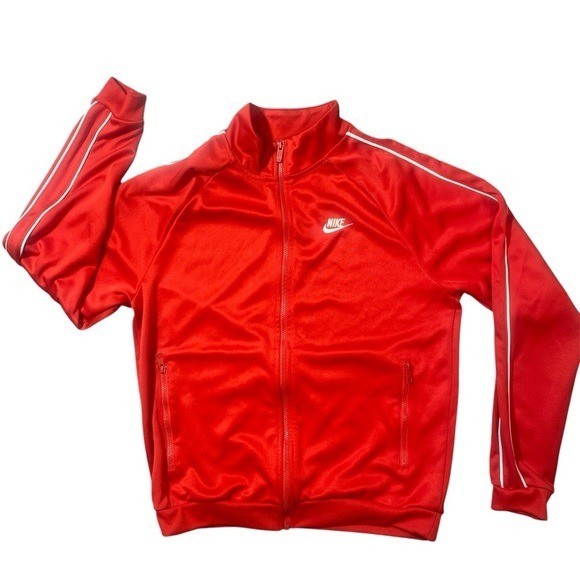 Nike Red Track Jacket Size Medium - image 2