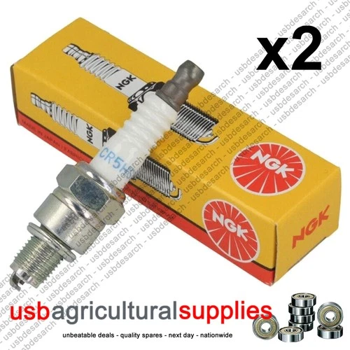 NGK CR5HSB Spark Plugs, Pack of 2 suits Honda Strimmers