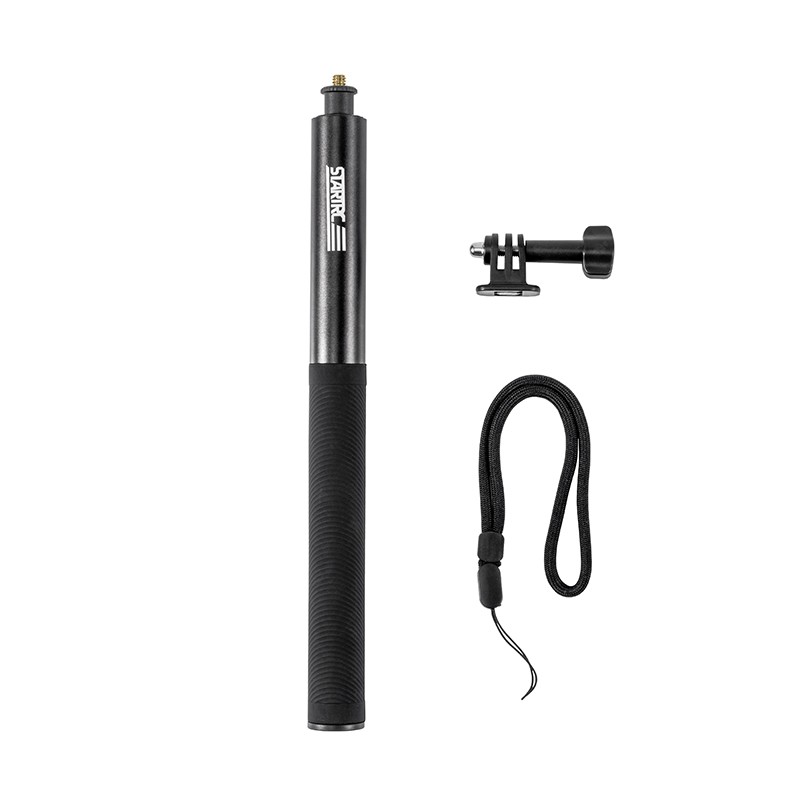 130cm Selfie Stick Extendable Aluminum for GoPro 13 12 Insta360 X5 DJI Pocket 3