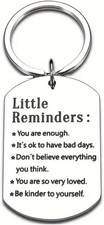 Little Reminders Gifts Keychain Inspirational Gift Keychains for Women Men You A