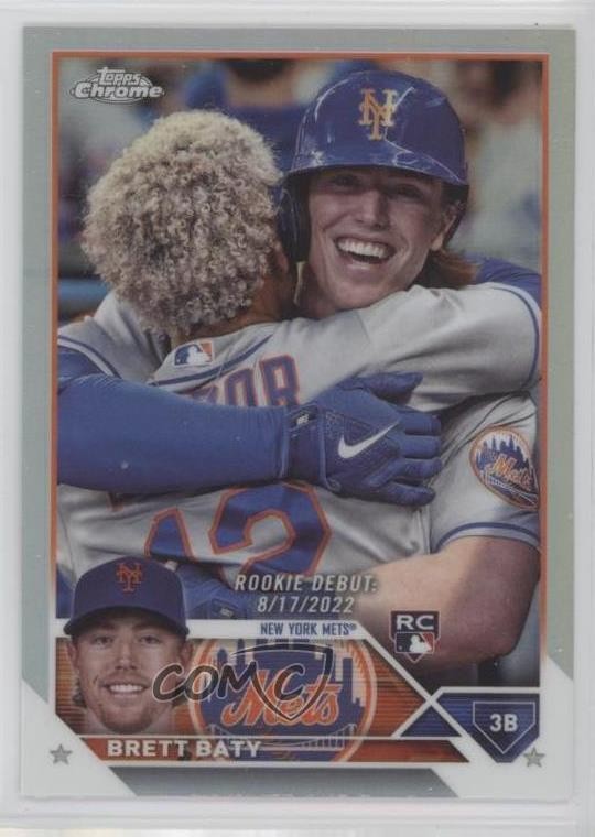 2023 Topps Chrome Update Rookie Debut Refractor Brett Baty #USC10 uk2