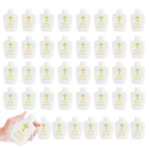 40Pcs Holy Water Bottles Holy Water Empty Containers 60ml Holy Water Plastic ...