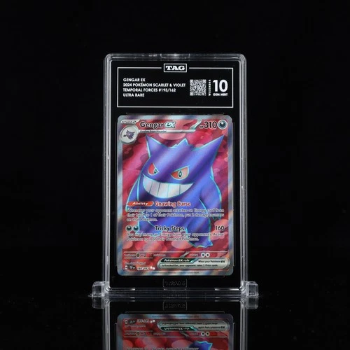 2024 Pokemon Gengar ex 193/162 SV05: Temporal Forces Ultra Rare Holo *TAG 10*
