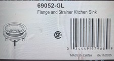 Brizo 69052-GL Basket Strainer Flange for Standard Kitchen Sink Drain Openings