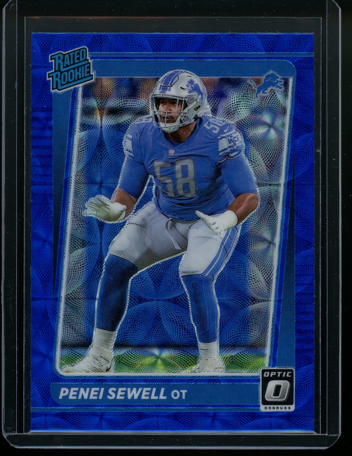 2021 Donruss Optic #260 Penei Sewell Blue Scope