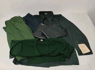 Bundesgrenzschutz i.BGS Uniform BGS 6 teilig MZA Moosgrün Konvolut Selten Alt