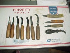 Leathercraft Cobbler Narzędzia do naprawy siodeł butów Dexter, Hyde, noże USMC Cutters