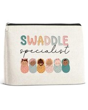 Labor and Delivery Nurse Gifts Makeup Bag, Nicu Nurse Nursing Gifts, Swaddle