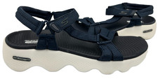 Skechers Women's Massage Fit Go Walk Flex Strappy Sandals Navy Blue Size:8 151D