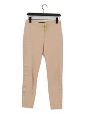 Hallhuber Womens Suit Trousers UK 8 Tan Cotto...