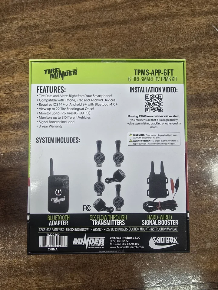 Minder Research Tire Pressure Monitoring System - TPMS TM22160 TireMinder - Image 3 of 4