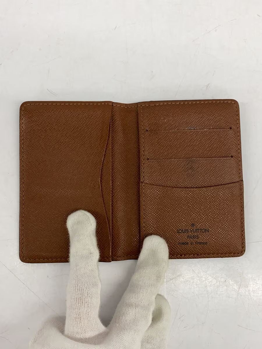 LOUIS VUITTON Organizer de Poche, Monogram Canvas, PVC, Brown, All-Over Print, W thumbnail 4