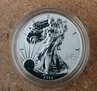 2012 s silver reverse proof American eagle in original acrylic capsule