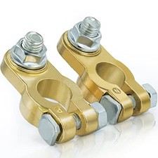 1 Pair Battery Terminal Connector Heavy Duty Cable End Compatible With Car Van