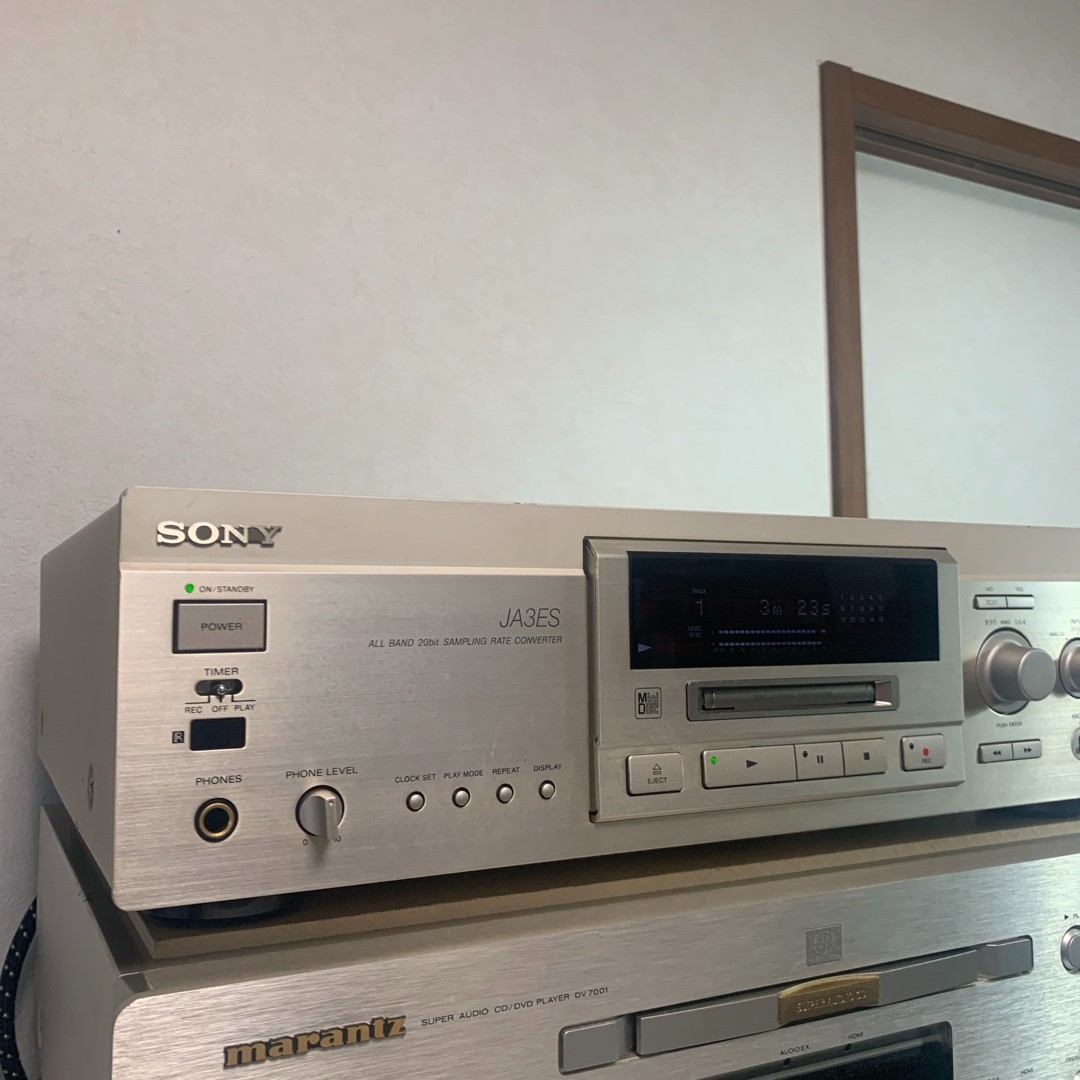 SONY MDデッキ MDS-JA3ES ジャンク T5018＊【ジャンク】SONY ソニー MDS-JA3ES MDデッキ ソニー MDS-JA3ES