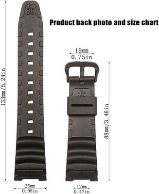 SGW-100 Series Watchband Compatible with Casio SGW100 Watch Strap Men's Waterpro