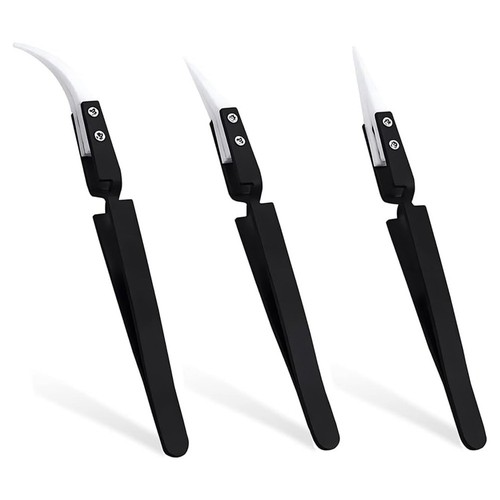 Pince à épiler Dentaire En Acier Inoxydable - KIMISS - Pointue Incurvée