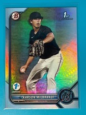 KARSON MILBRANDT  -  2022 BOWMAN DRAFT 1ST EDITION  FOIL #BD87