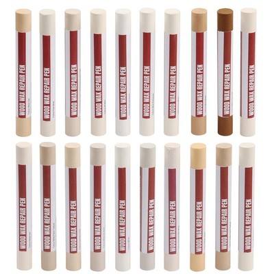 Uxney Wood Filler Sticks，20 Colors Wood Repair Wax Crayons Furniture Markers ...