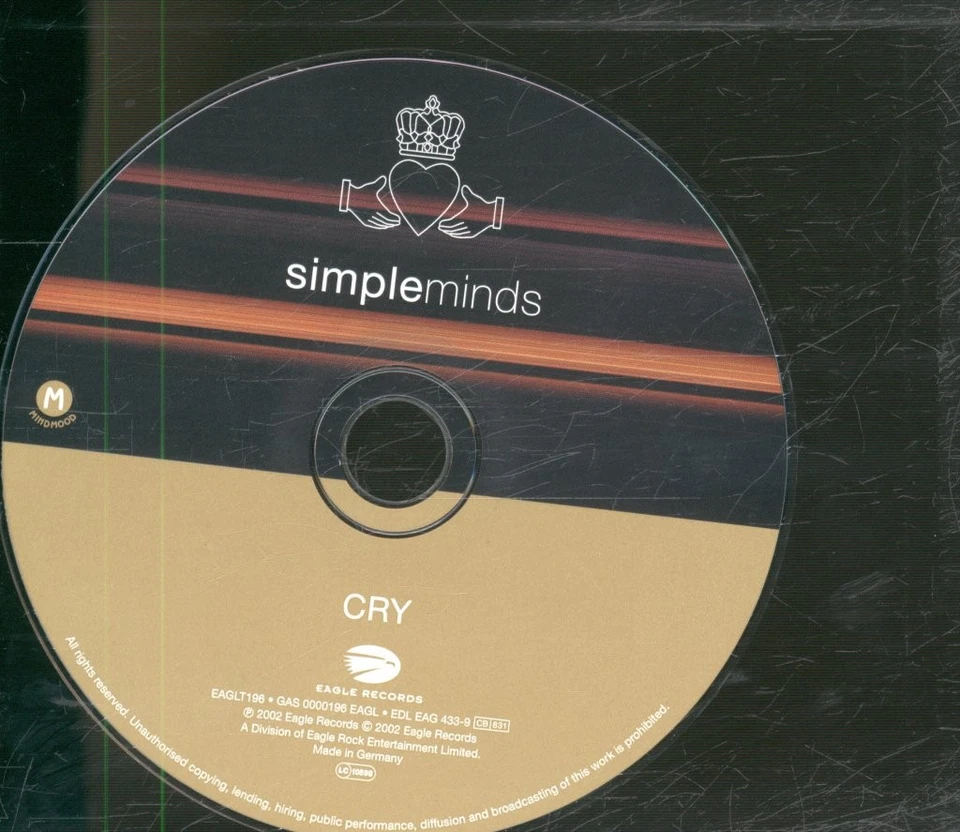 Simple Minds Cry CD Europa Eagle 2002 Mit Booklet Im Digipak Mit Außen - Bild 2 von 3