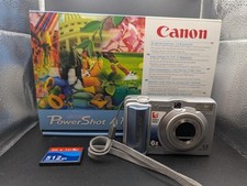 Canon PowerShot A10 1.3MP 6x Zoom Compact Digital Camera Y2K Retro - Works!