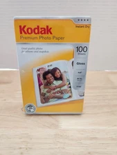 Kodak Premium Photo Paper 100 Sheets Gloss 4x6" Instant Dry- Factory Sealed New