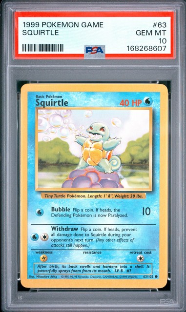 Squirtle #63 (Base Set (1999))