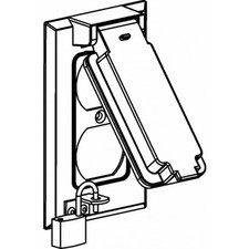 Orbit 1CL-DV 1-Gang Weatherproof Cover Duplex...