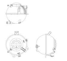 NRF 454082 Expansion Tank, Coolant for Audi Seat Skoda VW
