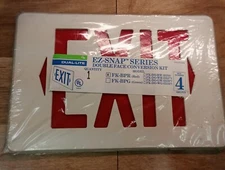 Dual Lite EZ-SNAP FK-BPR Exit Sign