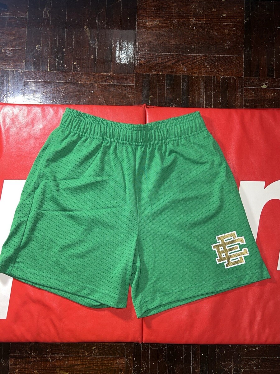 Eric Emanuel EE Basic Short Green/Metallic Gold XL SS21