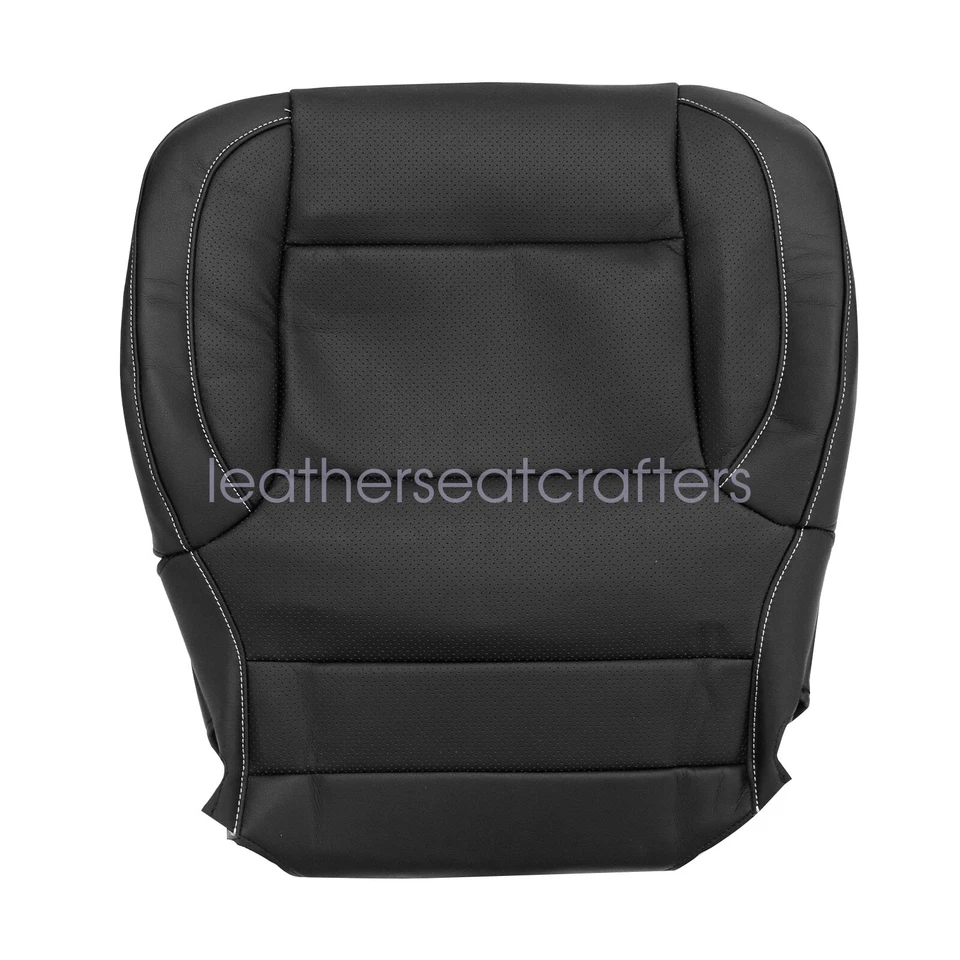For 2014-2019 GMC Yukon Driver & Passenger Leather Seat Cover Black Driver Foam Foto 3 de 4
