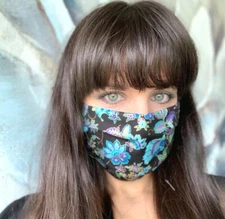 Face Mask Double Layer Cotton Fabric – Washable & Reusable – 20 Colors – Fashion