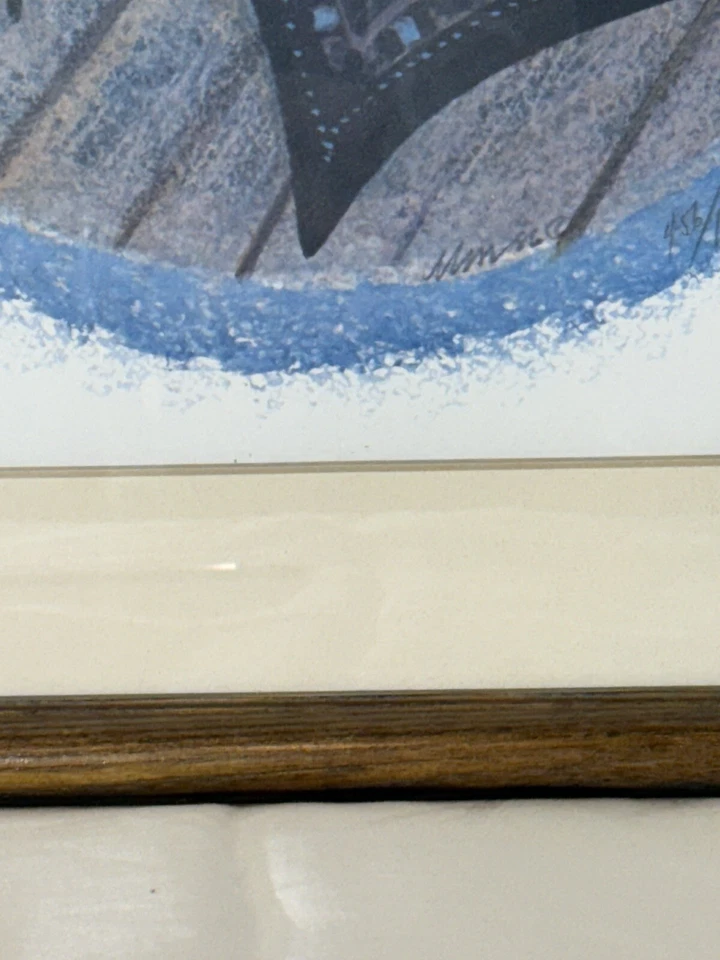 1986 P. Buckley Moss Society печать «Новое одеяло» #456/1000 подпись - Изображение 3 из 4