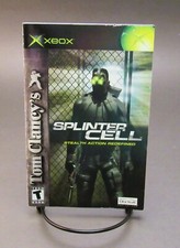 Tom Clancy's Splinter Cell Xbox Instruction Booklet/Manual Only 