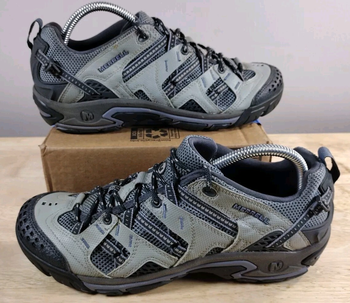 Merrell Waterpro Tawas Sneakers da donna US 9 grigio blu scarpe basse da trekking
