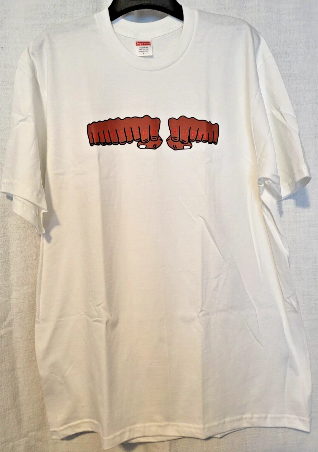 T shirt Supreme x Toy Machine SS24 taille Grand blanc