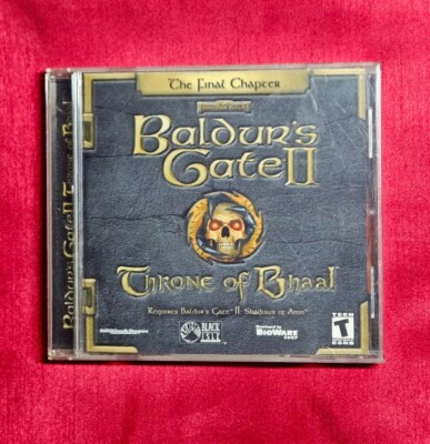 Baldur's Gate II: Throne of Bhaal PC CD-ROM 2001 BioWare